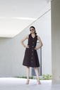 A-LINE ONE PIECE WITH POCKETS (BROWN)