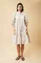 BUTTON-UP SHORT DRESS